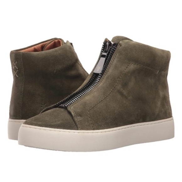 NWT FRYE Women’s Lena Zip High Forest Size 5.5 - Picture 1 of 7